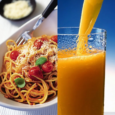 Corporate Packages Basil Tomato Pasta Spaghetti mix Orange Cordial